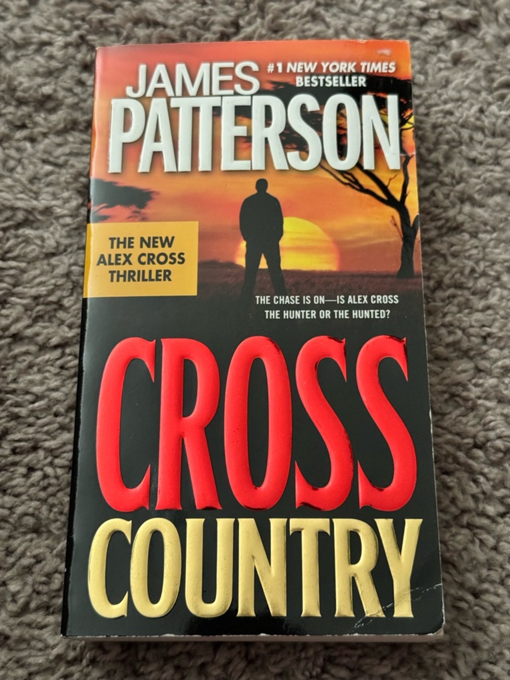 James Patterson "Cross Country" Paperback Thriller Book